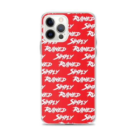 Simply Ruined iPhone Case (Red White)
