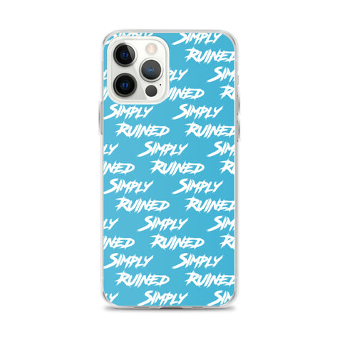Simply Ruined iPhone Case (Blue White)